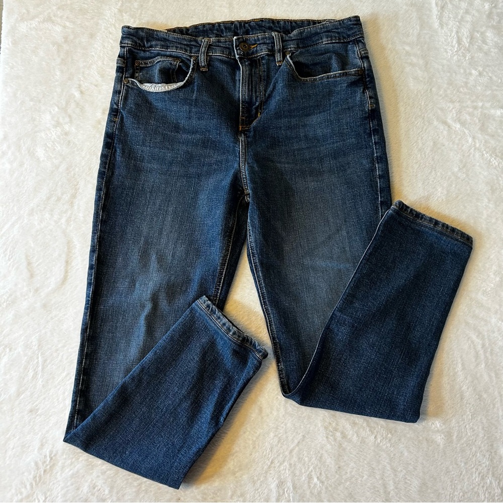 Outland Dusty Men's Jeans 34x32 Blue Denim Slim Fit Stretch Sustainable Organic